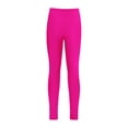 thumbnail image 4 of inhzoy Kids Girls Solid Leggings High Waist Full Length Strechy Tights Dancewear Rose 14, 4 of 8