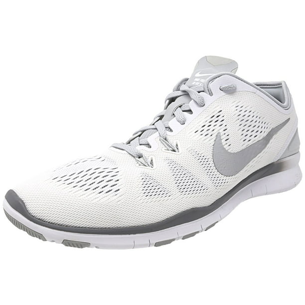 folleto Automáticamente Haz todo con mi poder Nike Men's Free 5.0 Tr Fit 5 White / Metallic Silver-Pure Platinum Fabric  Running Shoe - 10M - Walmart.com