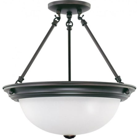 Nuvo Lighting 603151 Three Light Semi Flush Mount Nuvo Lighting 603151 Three Light Semi Flush Mount