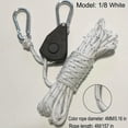 thumbnail image 4 of 1pc 4MM Reflective Tent Rope, Adjustable Pulley Adjustable Buckle, Windproof Rope For Outdoor Camping Tent, 4 of 4