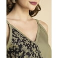 thumbnail image 5 of Moomaya Printed Spaghetti Strap Top, Sleeveless V-Neck Adjustable Tanks Camisole, 5 of 9