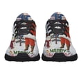thumbnail image 5 of Santa Claus Merry ChriStas Y'all American flag South Carolina Shoes Sneakers Black Size 7.5, 5 of 7