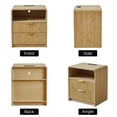 thumbnail image 3 of 2-Drawer Fluted Nightstand with Scalloped Edges, Built-in Outlet & Cable Management – Bedside Table for Bedroom, 3 of 8
