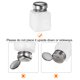 thumbnail image 4 of Disolvente Alcohol Dispensador 120ml(4oz) Empujar Abajo Líquido Dispensador Bomba con Sellado Inoxidable Acero Tapa para Acetona Limpiador Esmalte Removedor, Blanco, 4 of 6