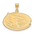 thumbnail image 1 of Solid 925 Sterling Silver with Gold-Toned Iowa State University Large Pendant (28mm x 27mm), 1 of 2