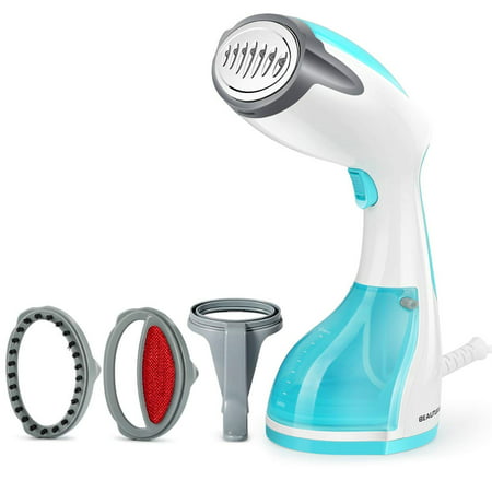 Beautural Garment Steamer Handheld Iron Clothes Steamer Portable Home and Travel Fabric Small Steamer 35s Heat Up with 260ml Removable Water Tank Vertically Horizontally