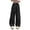 A-Black306, variant on JAJAHO Girls Summer Casual Pants Lightweight Sportswear For Kids Teens Wide Leg Elastic Waist Drawstring Pants 5-16Y Versatile Trousers