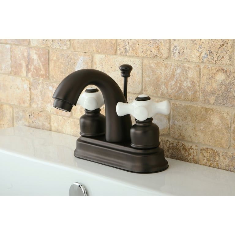 Kingston Brass GKB5615PX Restoration 4" Centerset Bathroom Faucet - Oil Rubbed Bronze