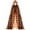 Orange, variant on Jiibva Halloween Bat Print Mesh Cape Gothic Hooded Witch Cloak Black 190cm