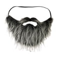 thumbnail image 2 of Barba y bigote falsos para presentaciones en el escenario, recuerdos de fiesta y accesorios fotográficos de carnaval., 2 of 8