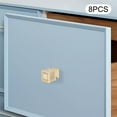 thumbnail image 2 of 8 Pack Wholesale Gold Kitchen Handles Cabinet Knobs Square Drawer Pulls, 2 of 12