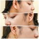 thumbnail image 4 of JeenMata 3 Pares de Aros Minimalistas Ovalados Joyería para Uso Diario, Juego de Aros Asequibles para Mujeres, 4 of 5