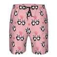 thumbnail image 4 of Kdxio Valentine'S Day Panda Pattern Mens Casual Shorts - Drawstring Summer Beach Sports Shorts for Men, 4 of 9