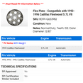 thumbnail image 2 of Flex Plate - Compatible with 1993 - 1996 Cadillac Fleetwood 5.7L V8 1994 1995, 2 of 2
