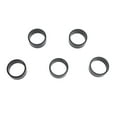 thumbnail image 1 of 5 piezas para horquillas de 28,6 mm, espaciadores de vástago sin rosca de 15 mm, juego de espaciadores de dirección de bicicleta de aleación de aluminio negro, 1 of 8