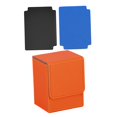 thumbnail image 4 of Caja de baraja de cartas coleccionables, organizador de almacenamiento para pasatiempos, tarjeta de reunión Naranja, 4 of 8