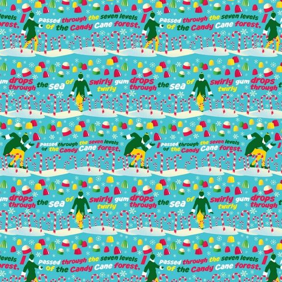 Elf Movie Christmas Pattern Premium Roll Gift Wrap Wrapping Paper