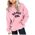 thumbnail image 3 of Cute Hoodies for Girl Long Sleeve Cute Mama's Girl Graphic Hooded Sweatshirt with Pockets Pullover Tops, 3 of 4