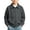 #256-Dark Gray, variant on Ceisia Boys Girls Waffle Knit Full Zip Collared Jacket Solid Long Sleeve Fall Winter Outerwear For Big Kids Gift