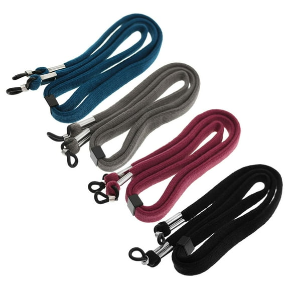 FITYLE 4x Eyeglass Strap Eyeglasses Lanyard Neck Lanyard Adjustable Fashion Anti Slip Glasses Strap Eyewear Retainer for Adult Kids