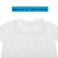 thumbnail image 3 of Règle de T-Shirt Placement de T-Shirt Guide Graphique Deux Tailles Facile à Transporter Acrylique Résistant UV Imprimé Alignement HTV Outil, 3 of 5