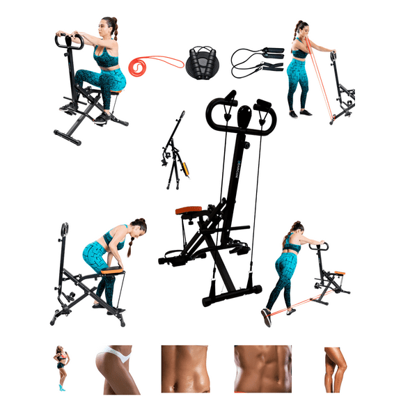 Darcon Fitness Squat Machine for Women - Home Exercise Equipment for Women-Men, 2 Resistance Levels
