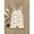 thumbnail image 2 of Qmyliery Baby Boys Girls Jumpsuit, Sleeveless Coconut Tree Print Summer Romper for Toddlers (0-24 Months), 2 of 9