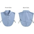 thumbnail image 2 of Detachable Half Shirt Blouse Collar False Dickey Collar for Women and Girls, 2 of 5