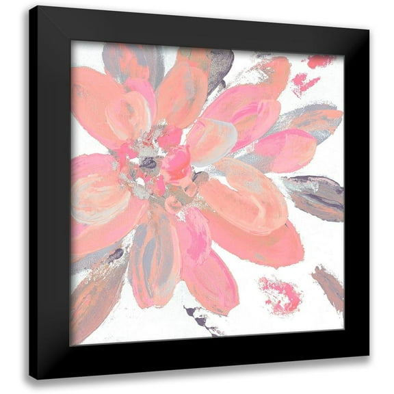 Loreth, Lanie 12x12 Black Modern Framed Museum Art Print Titled - Blooming Moment I