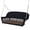 Brown, variant on Pemberly Row Wicker Porch Swing in Black with Orange Cushion
