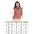 thumbnail image 7 of Wenseny Women’s Quilted Down Hooded Puffer Coat Warm Outdoor Parka Anorak Red XL, 7 of 7