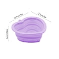 thumbnail image 3 of Cuenco plegable de comida y agua para perros y gatos con diseño de alimentación lenta de silicona, recipiente portátil de comida y agua para viajes, capacidad de 500 ml., 3 of 6