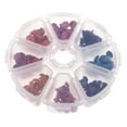 thumbnail image 2 of 200 Pieces Mini Round Pastel Brads Split Pins Paper Fasteners Scrapbooking Crafts Making Stamping And DIY Embellishment Fastener Brads Storage In Box, 2 of 6
