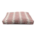 thumbnail image 4 of Modern Pet House, Geometric Graphic Grid Abstract Pattern with Thin and Bold Lines, Outdoor & Indoor Portable Dog Kennel with Pillow and Cover, 5 Sizes, Charcoal Grey Scarlet, by Ambesonne, 4 of 5