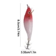 thumbnail image 5 of Señuelo Pesca Luminoso Anzuelos Calamar Artificiales Cebos Jigging () Blanco, 5 of 5