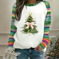 thumbnail image 2 of My Items Talove Long Sleeve Shirts for Women Funny Graphic Sweatshirt Women Fall Clothes Fall Outfits 2025 Fashion Womens Tops For Workout Christmas Shirts, 2 of 5