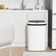 thumbnail image 2 of YRLLENSDAN 13 Gallon Trash Can Motion Sensor Touchless Automatic Garbage Cans with Lid and Odor Filter for Kitchen Bedroom Office Living Room, (White, 3), 2 of 7