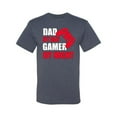 thumbnail image 2 of Wild Bobby,Dad by Day Gamer by Night Funny Gaming Dad Gift, Father's Day, Men Graphic Tees, Vintage Heather Blue, Large, 2 of 3