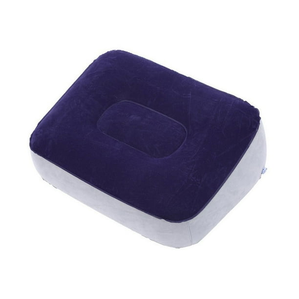Inflatable Foot Rest Pad Portable Travel Footrest Pillow PVC