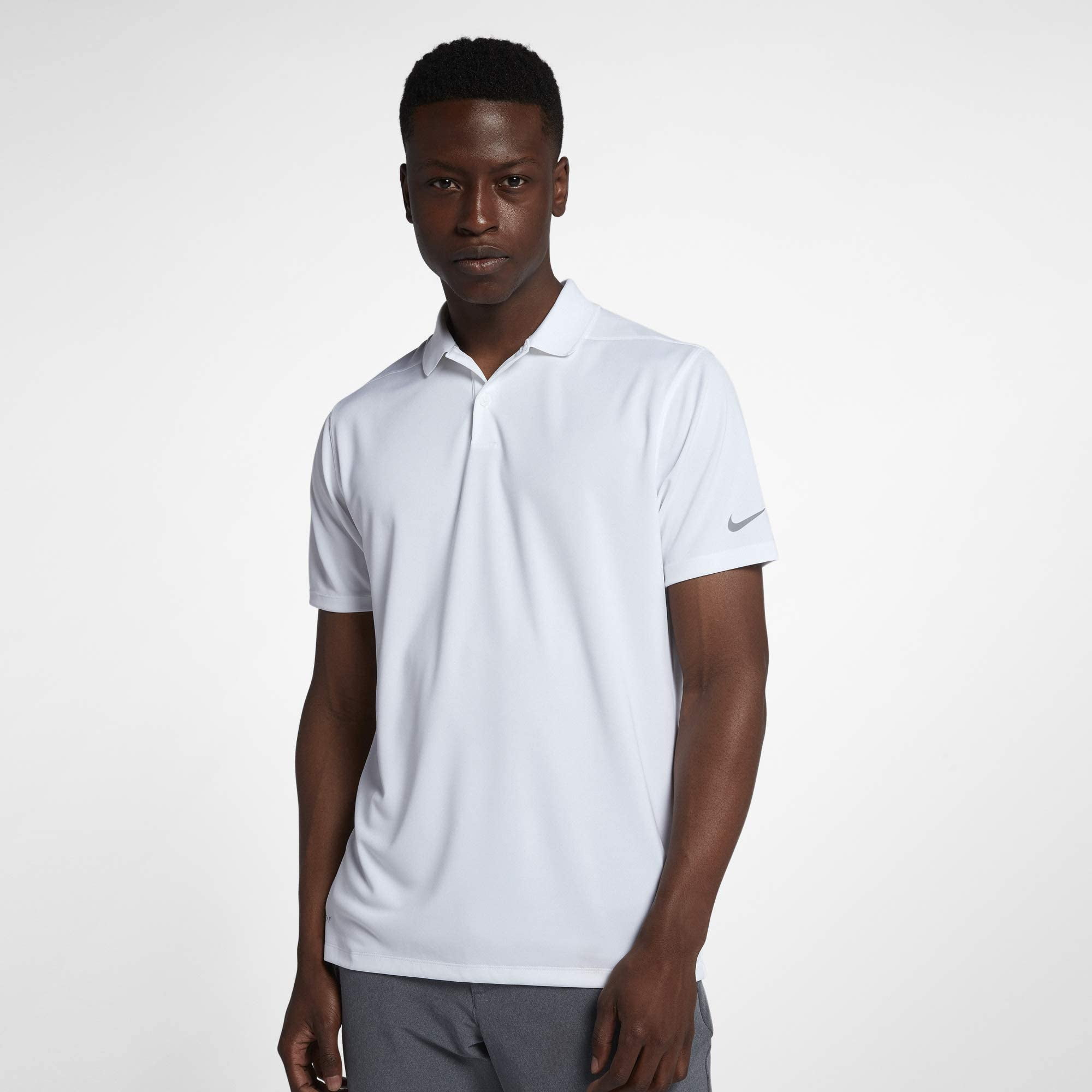 Nike Mens Dry Victory Solid Polo Golf 