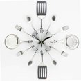 thumbnail image 1 of 3D Removable Modern Cutlery Kitchen Spoon Fork Wall Clock clock spoon Mirror Wall Decal, 1 of 1