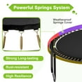 thumbnail image 5 of GVDV Outdoor Trampoline, 12' Backyard Recreational Trampoline with Enclosure for Kids & Adults, 5 of 9