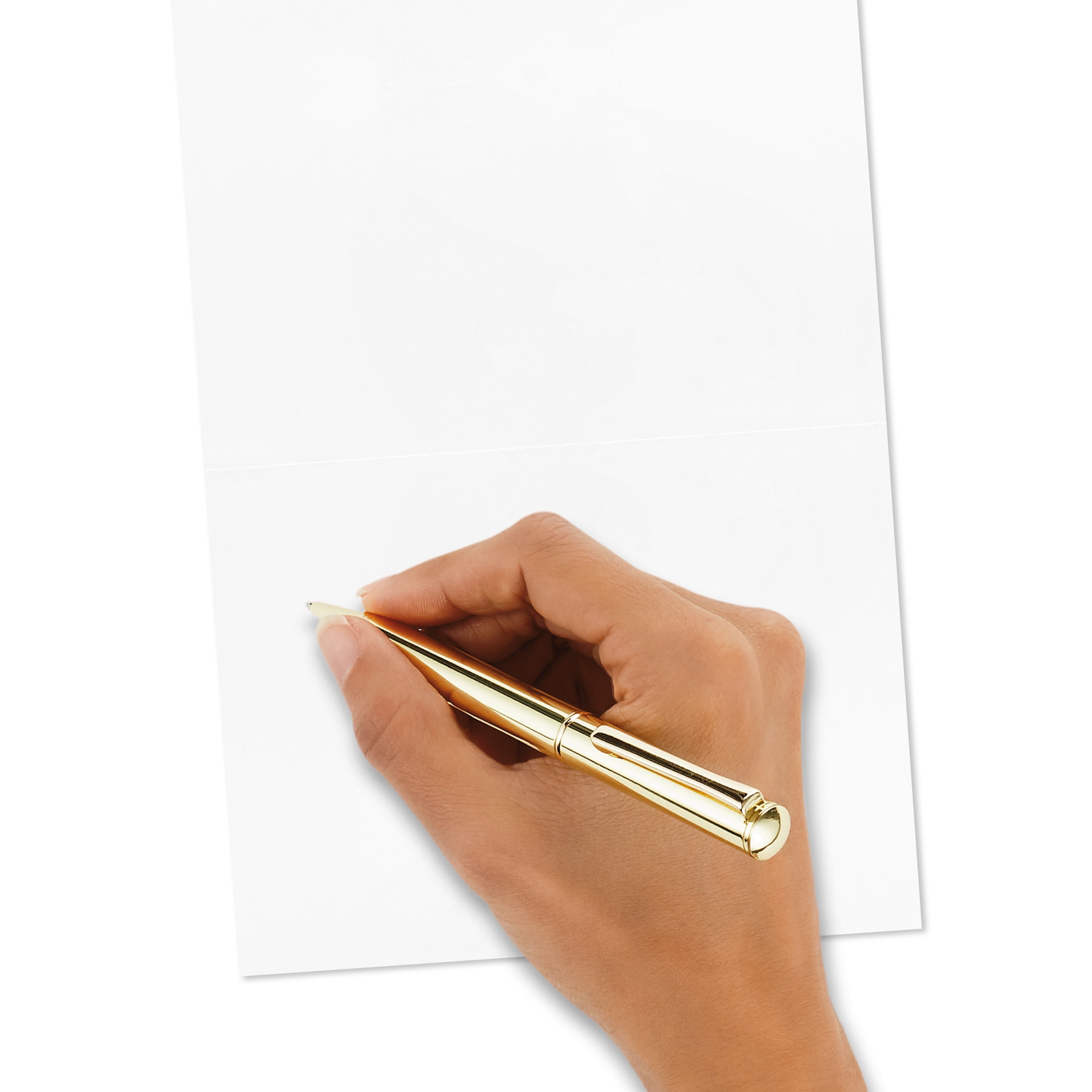 Hallmark Blank Notes (Gold Floral Mandala), 12 Count