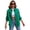 Green, variant on Women's Oversized Distressed Denim Shacket - Long Sleeve Button Down Lapel Jacket & Coat S-2XL
