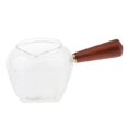 thumbnail image 3 of Tetera de vidrio DYNWAVEMX resistente al calor 250 ml con mango de madera, 3 of 8