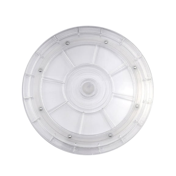 Clear Acrylic Lazy Turntable, 360° Swivel Rotating Base for Cookie Decorating & DIY Organizer