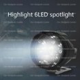thumbnail image 4 of 1Pc Motorcycle 6 LED Front Headlight Spot Fog Light Lamp, 4 of 5