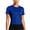 29# 1Pack:Blue, variant on Womens Workout Shirts Athletic Running Yoga Short Sleeve Tops Tight Fit Breathable Crewneck,White,US Size M