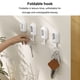 thumbnail image 2 of Wosthever Colgador de pared multifunción para puerta de casa, baño, gancho para colgar toallas, ganchos universales, estantes, dispositivos, Almacenamiento y organización del hogar, 2 of 6