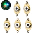 thumbnail image 1 of LED Fishing Lures Assortment Deep Drop LED Fishing Spoons Underwater Flasher Diamond Lights Trolling Lures Halibut Rig Mini spoon(Pack of 5), 1 of 8